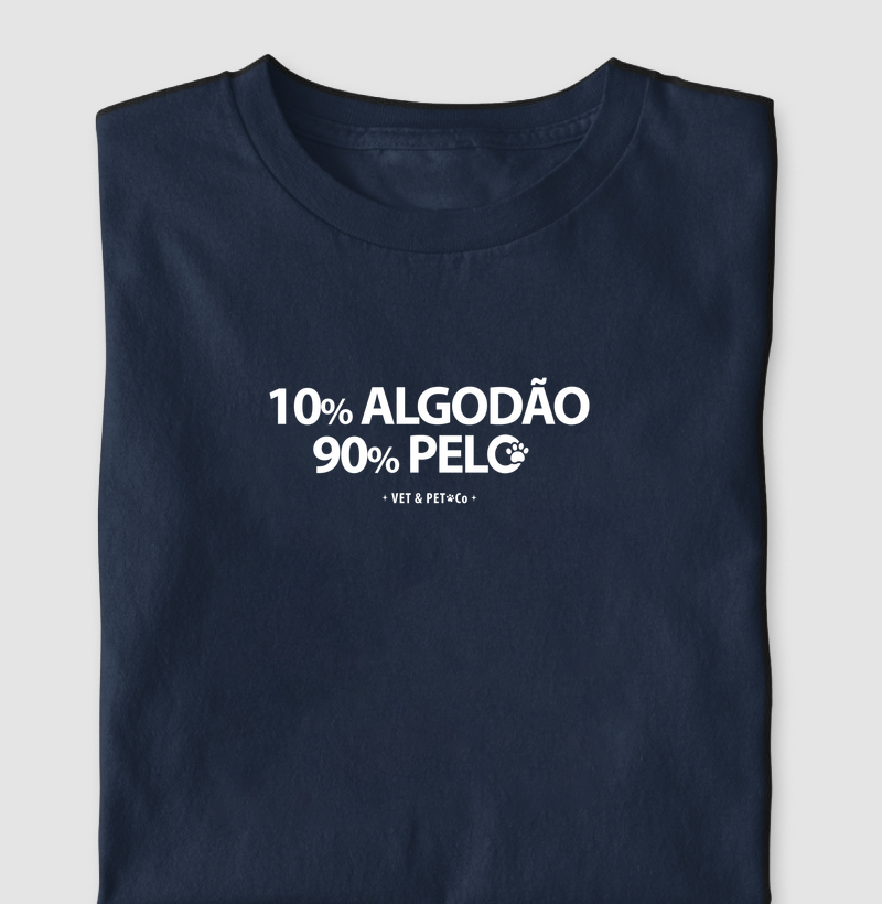 10% Algodão, 90% Pelo (Cão e Gato)