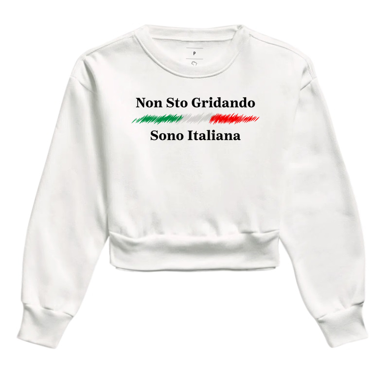 Non Sto Gridando, Sono Italiana