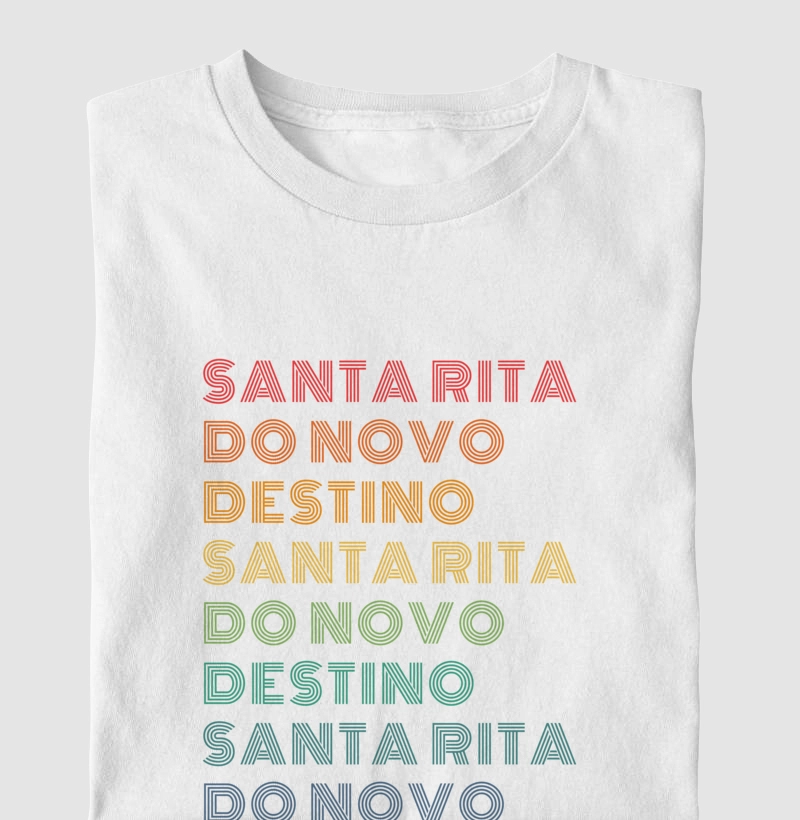 Santa Rita do Novo Destino Letreiro Retrô