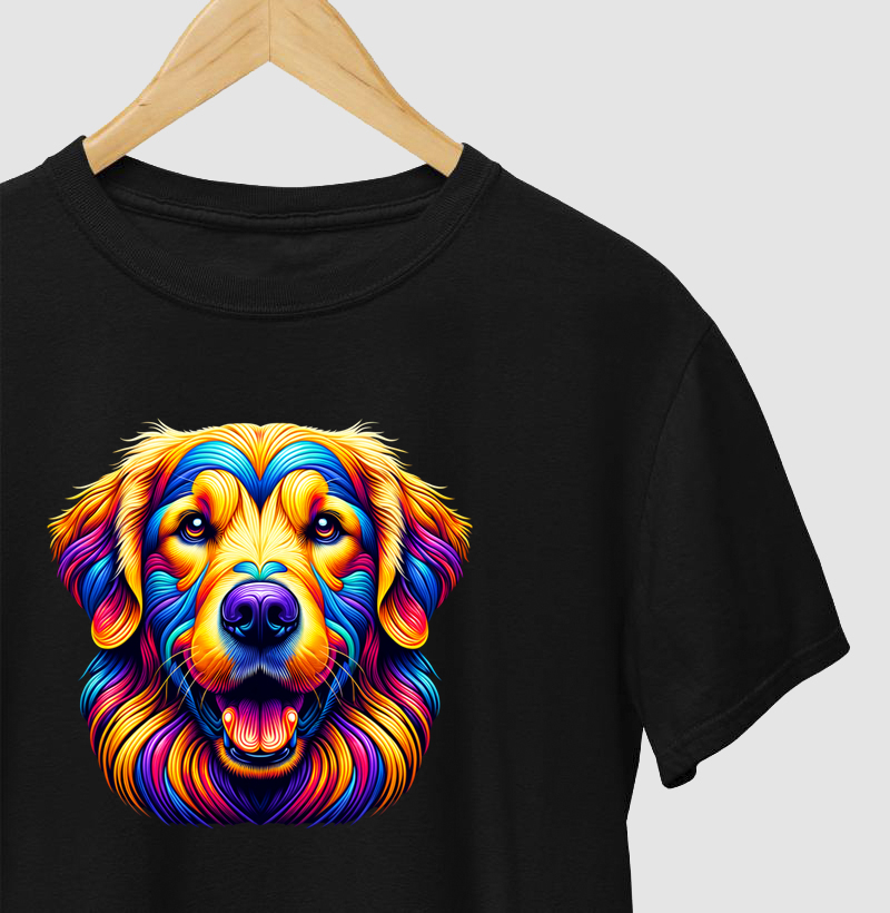 Golden Retriever Sorriso Neon