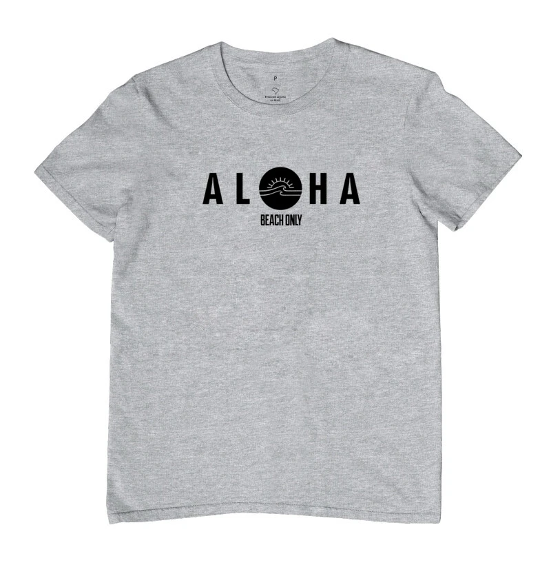 Camiseta Aloha Cinza