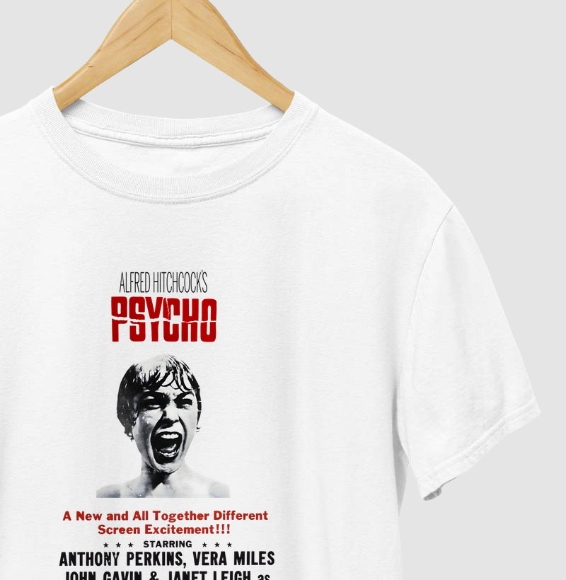 Camiseta Psycho – Classic Horror Scream