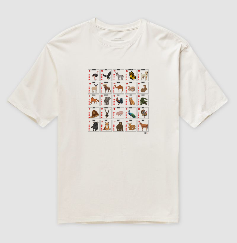 Camiseta Jogo do Bicho