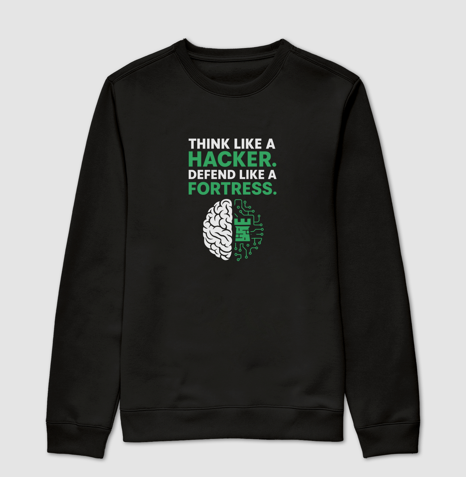 Suéter Moletom Think like a hacker (CYB)
