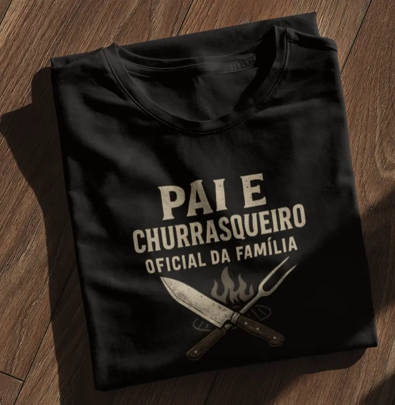 Pai churrasqueiro oficial - Algodão 30.1 