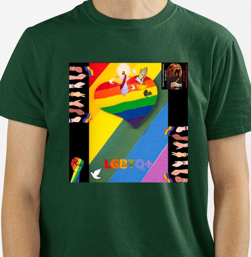 CAMISETA TRIBO LGBT 