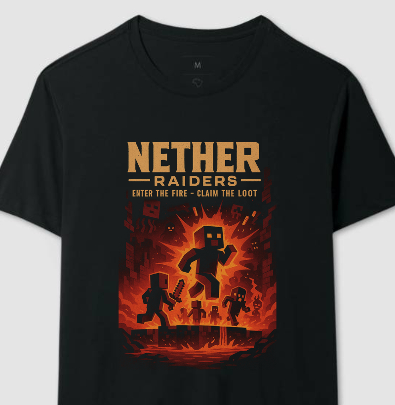 Nether Raiders Minecraft Retro Series