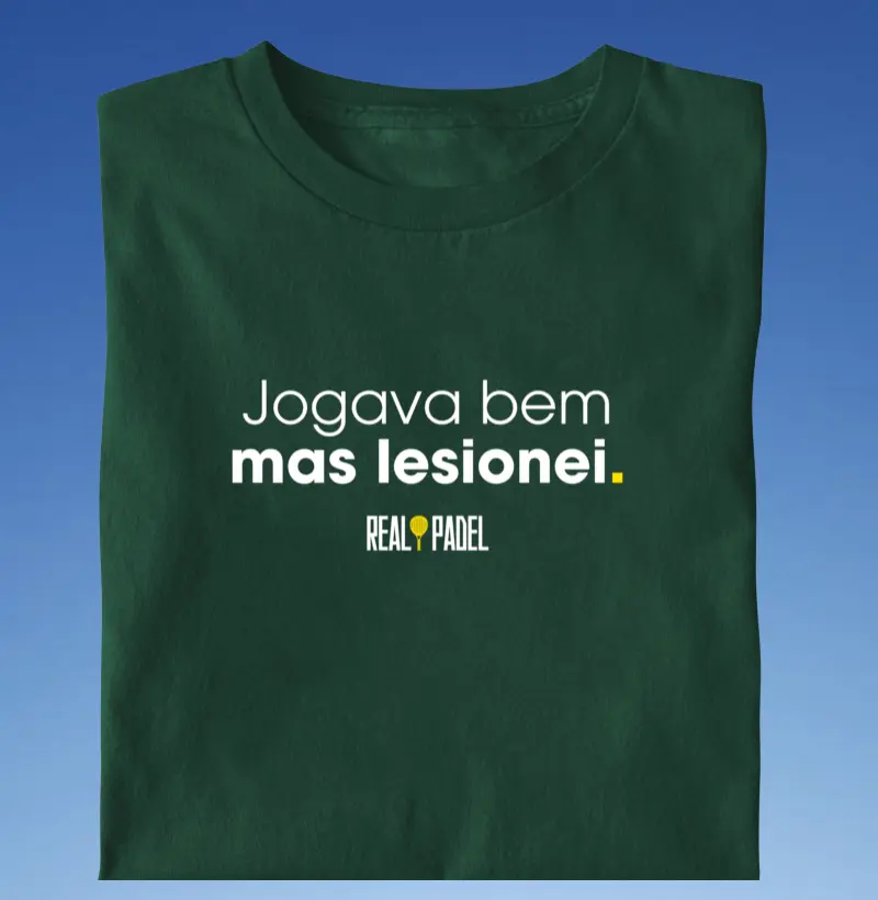 Jogava bem mas lesionei