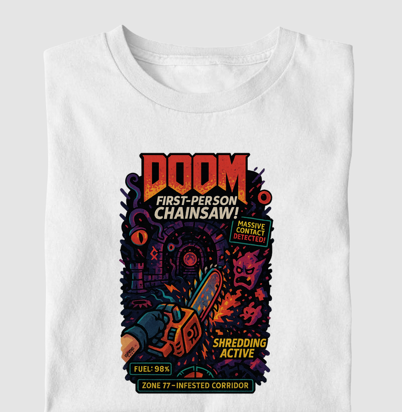 PcDos Doom Chainsaw