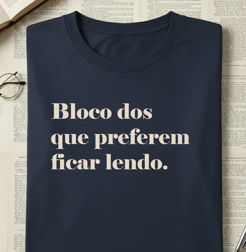 Bloco dos que preferem ficar lendo