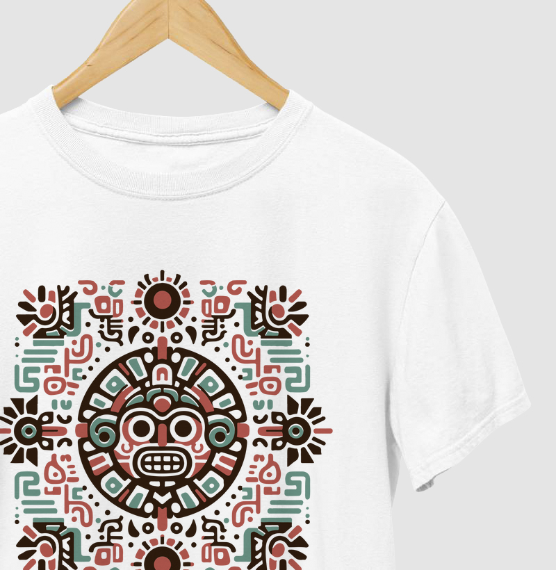 Nagual – A Face de Ixtlán (estampa colorida - central)