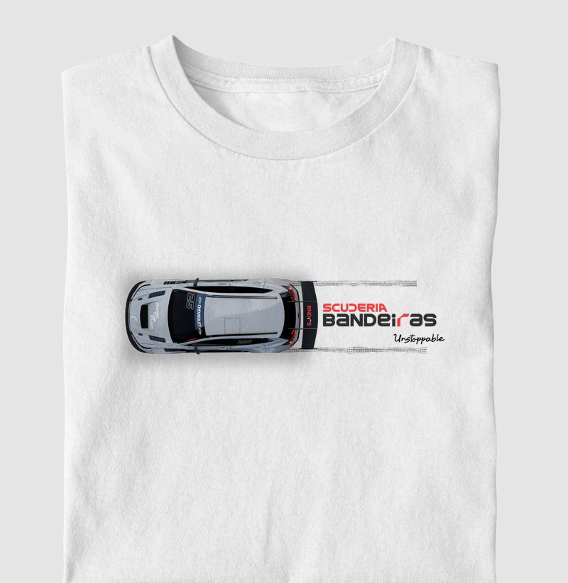 Camiseta  Unstoppable Scuderia Bandeiras