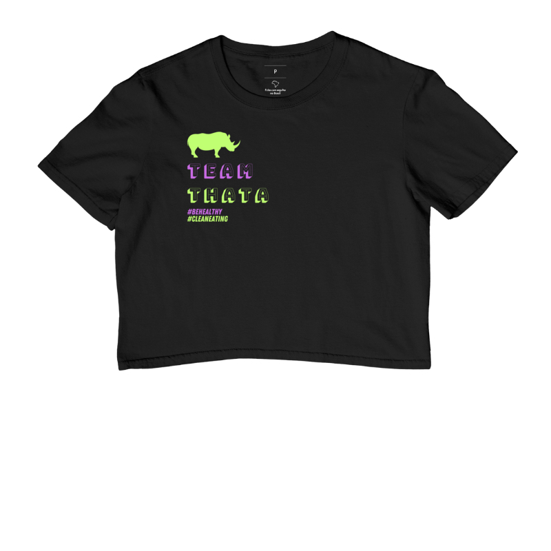 Cropped Rhino Roxo e Verde