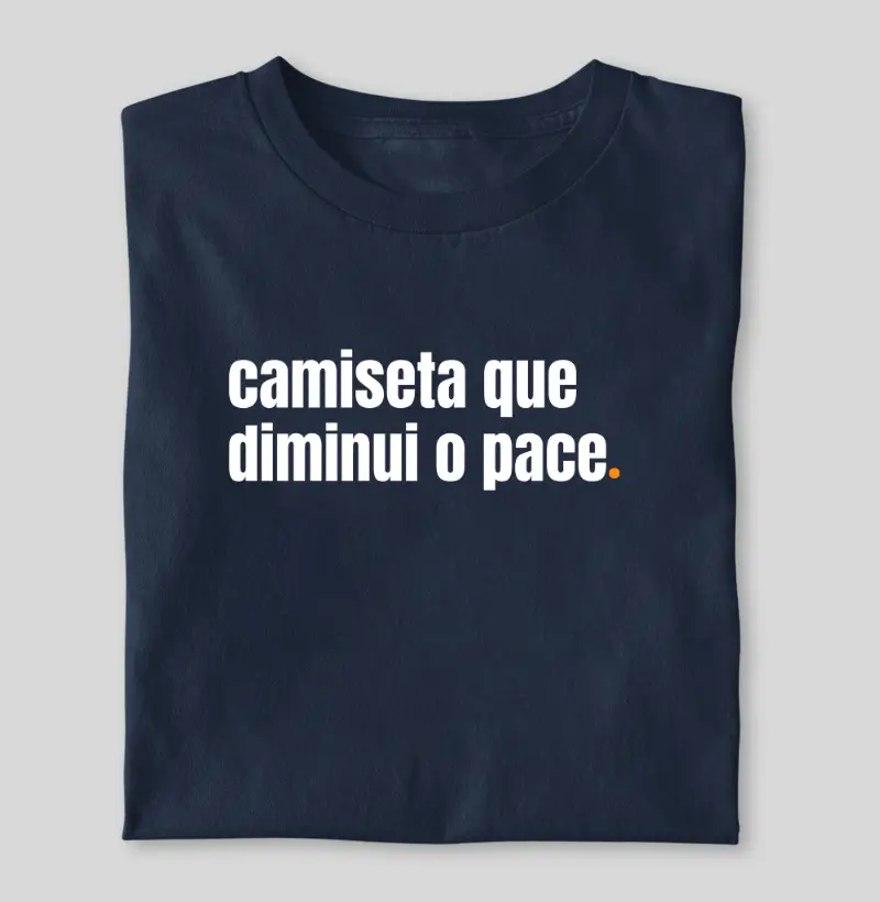 Camiseta que diminui o pace