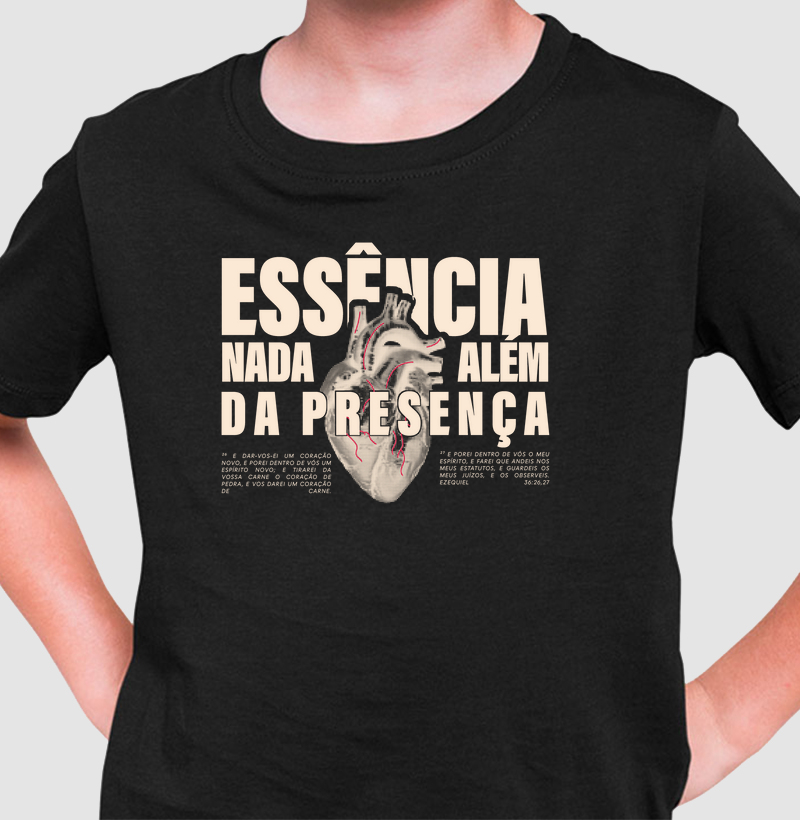 CAMISA INFANTIL NADA ALÉM DA PRESENÇA