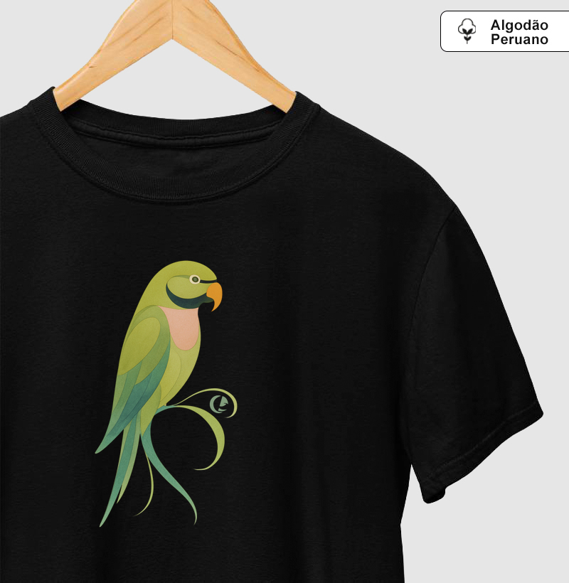 Camiseta Algodão Peruano - Moustached em Movimento