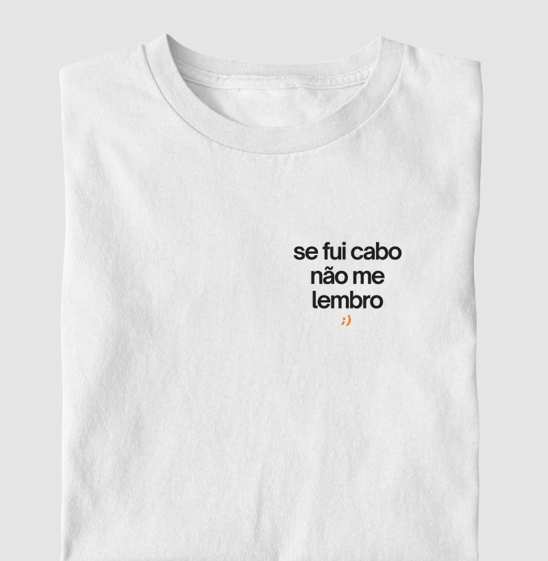 se fui cabo não me lembro