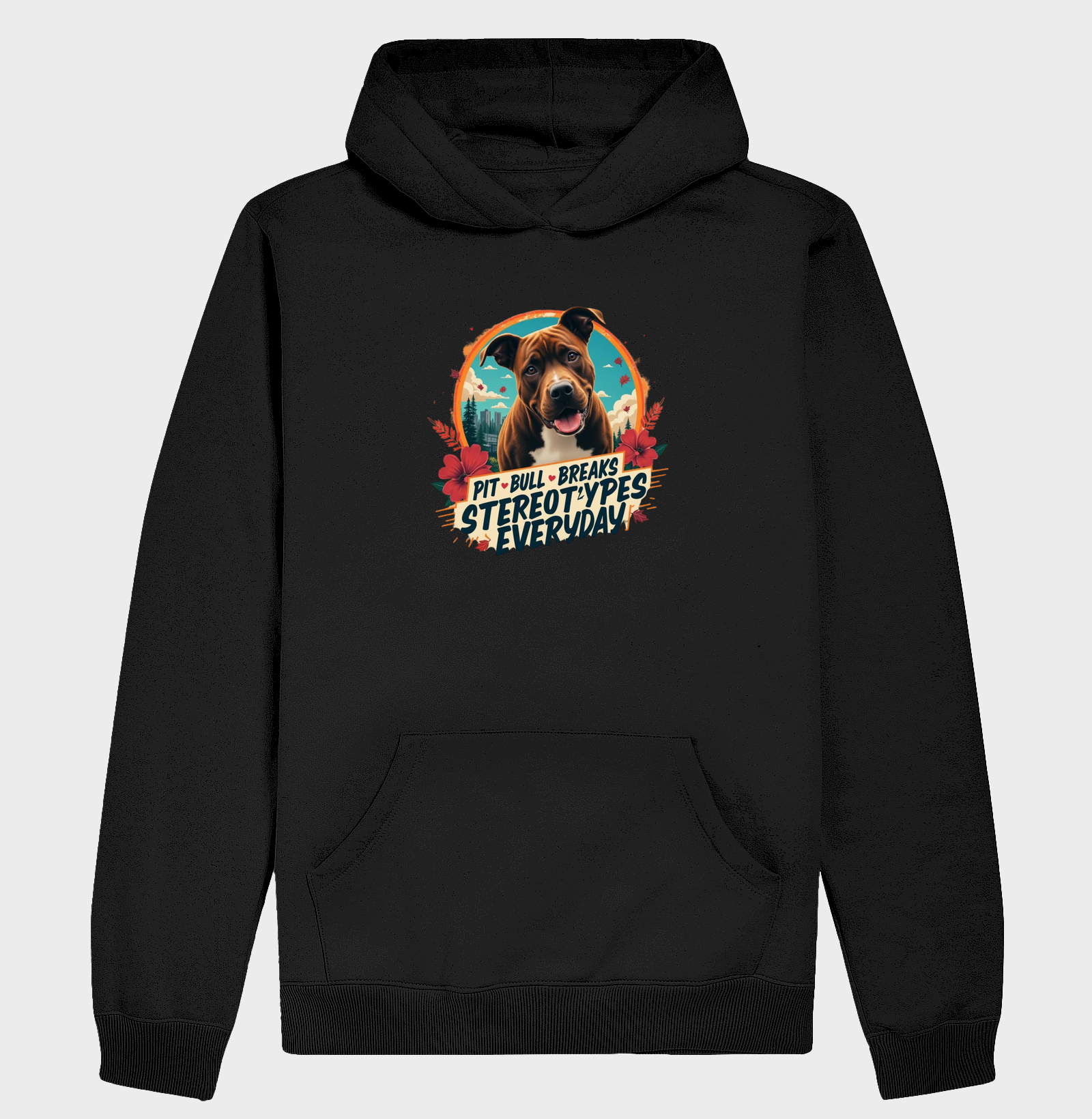 Pit bull breaks sterotypes everyday