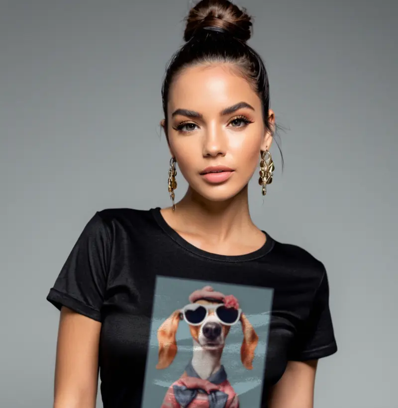 Camiseta Reserva Ink - Cachorro Estiloso 1