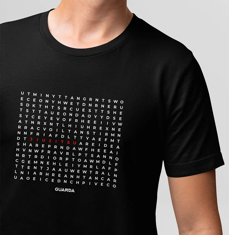 Camiseta Caça-Palavras