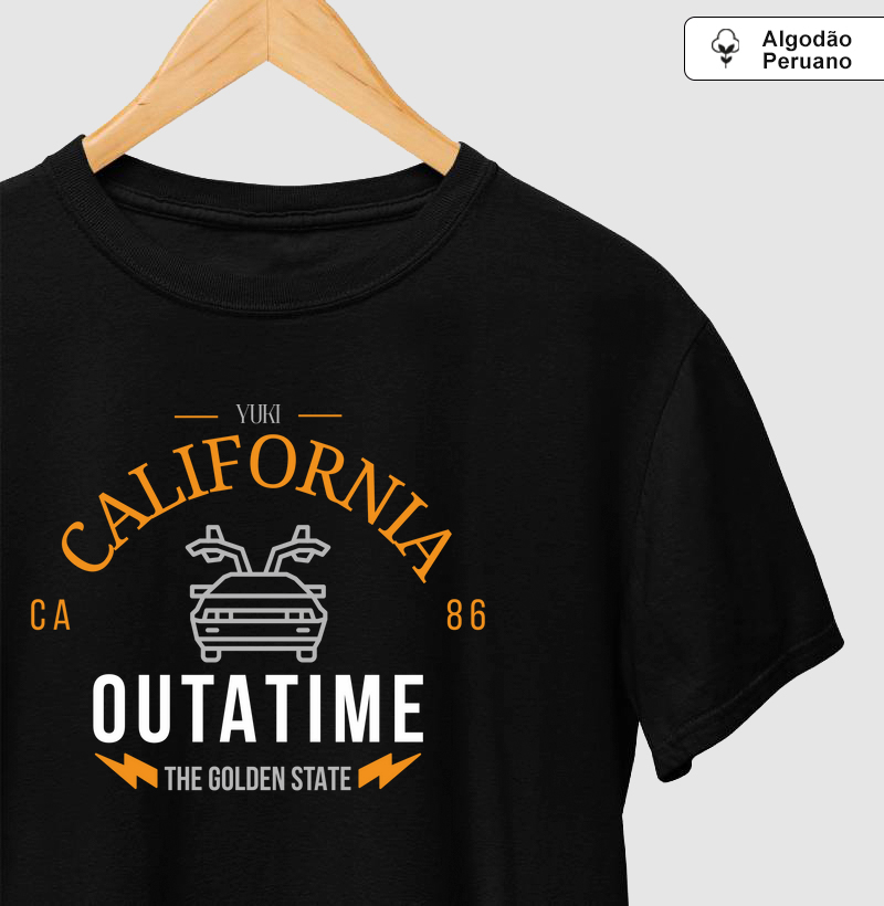 OUTATIME - BTTF - Camiseta Escura