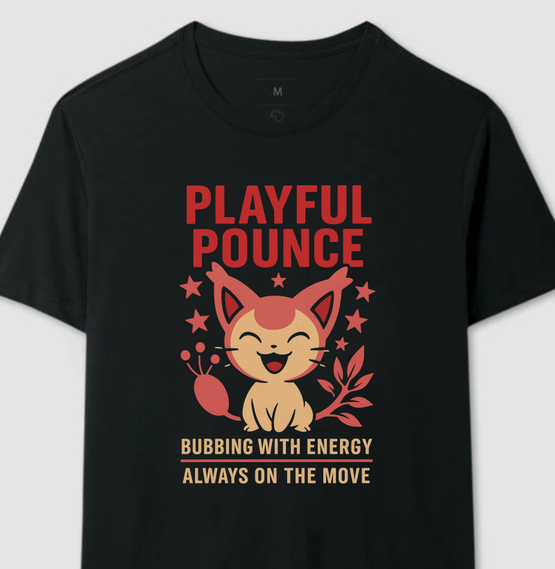 Playful Pounce Skitty Pokémon Retro Series