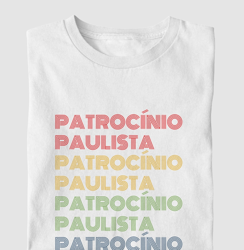 Patrocínio Paulista Letreiro Retrô