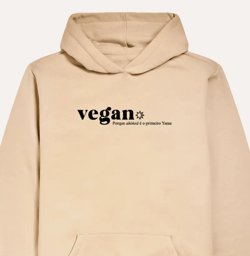 Vegan Ahimsa em Português (hoodie)