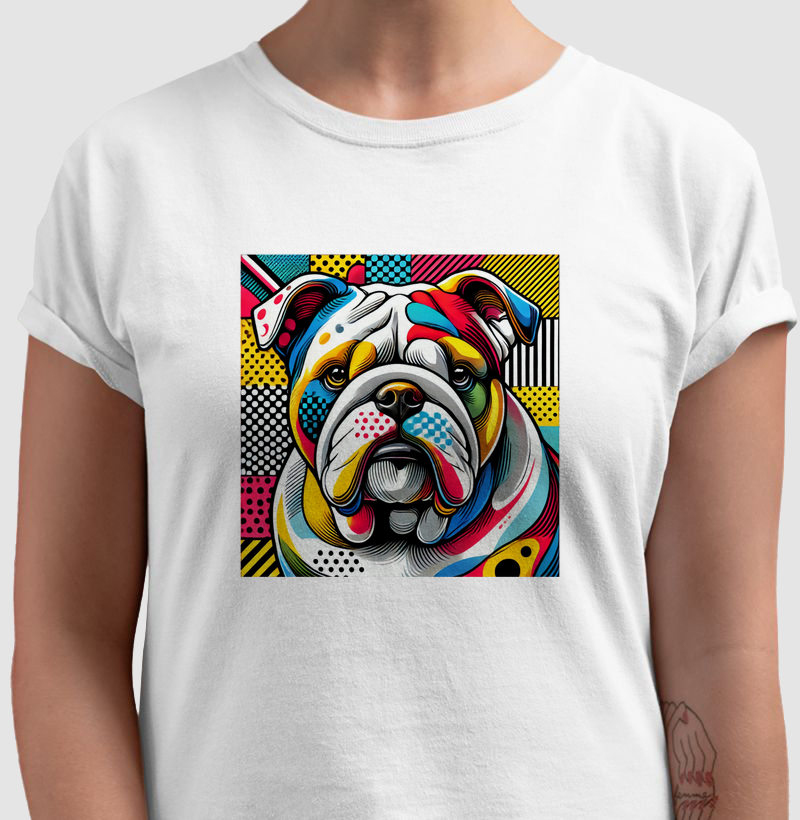 Bulldog Inglês - Pop Art 