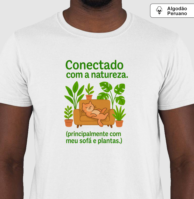 Conectado com a Natureza (e com o Sofá) 😸