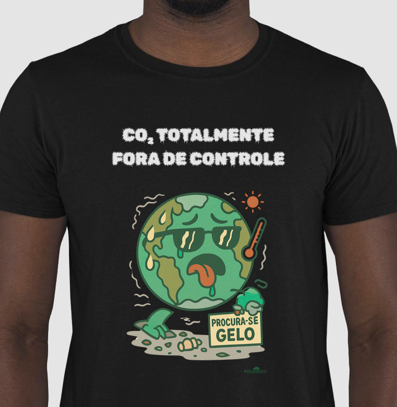 Camiseta CO2 fora de controle