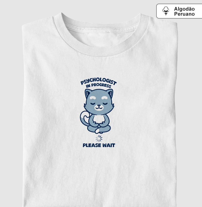 Camiseta Algodão Peruano - Gatinho