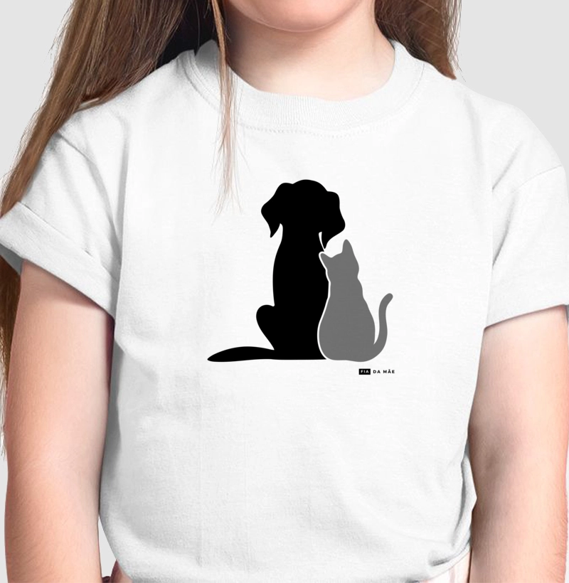 085 - Camiseta Infantil 100% algodão - Shadow