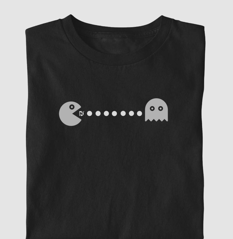 T-shirt minimalista Pac-man