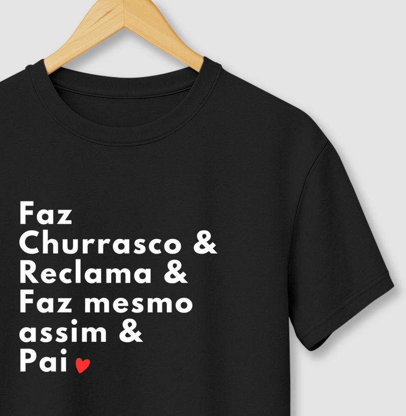 Camiseta dia dos Pais 