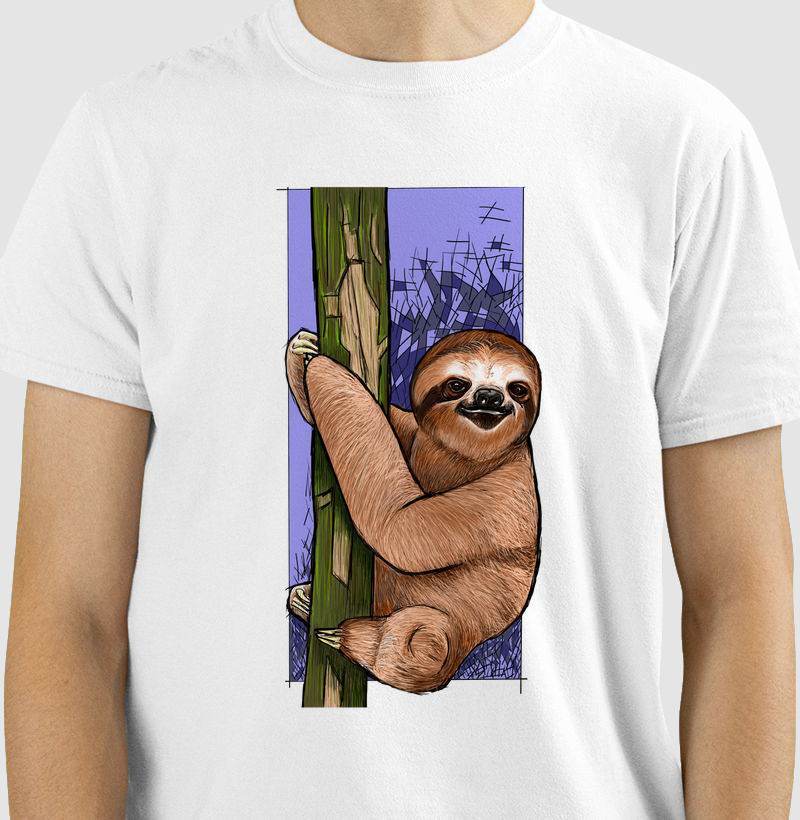 Camiseta Bicho Preguiça