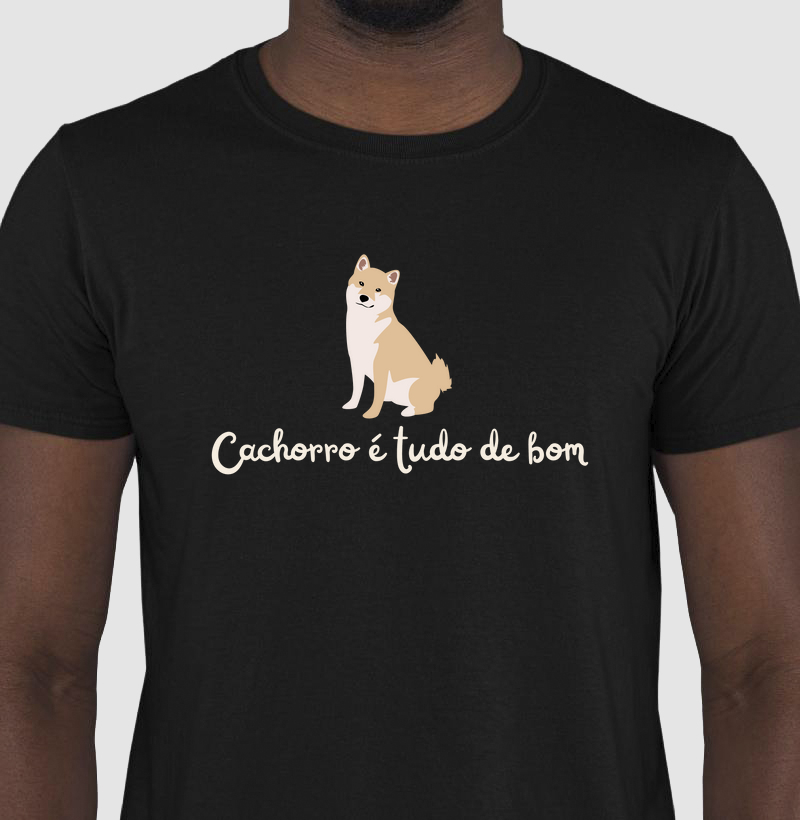 Camiseta Cachorro é tudo de bom