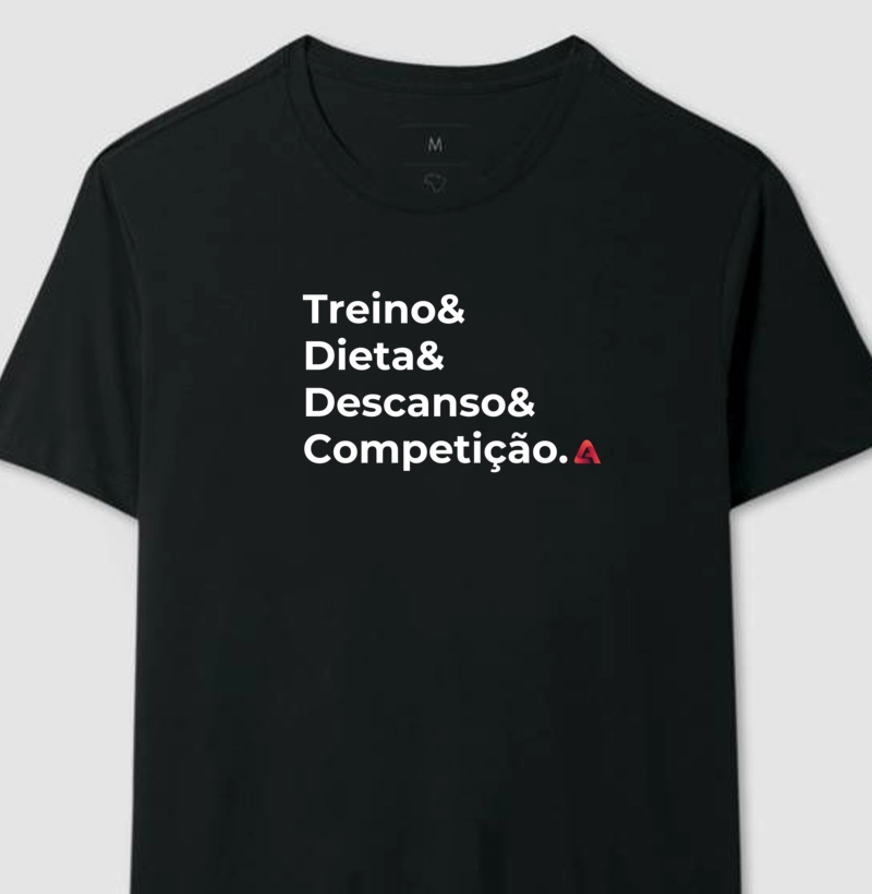 Camiseta Treino, Dieta, Descanso - Atleta Pro