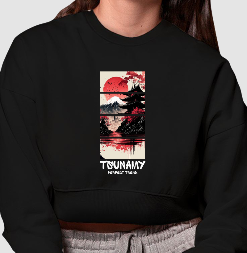 Cropped moletom Monti fuji