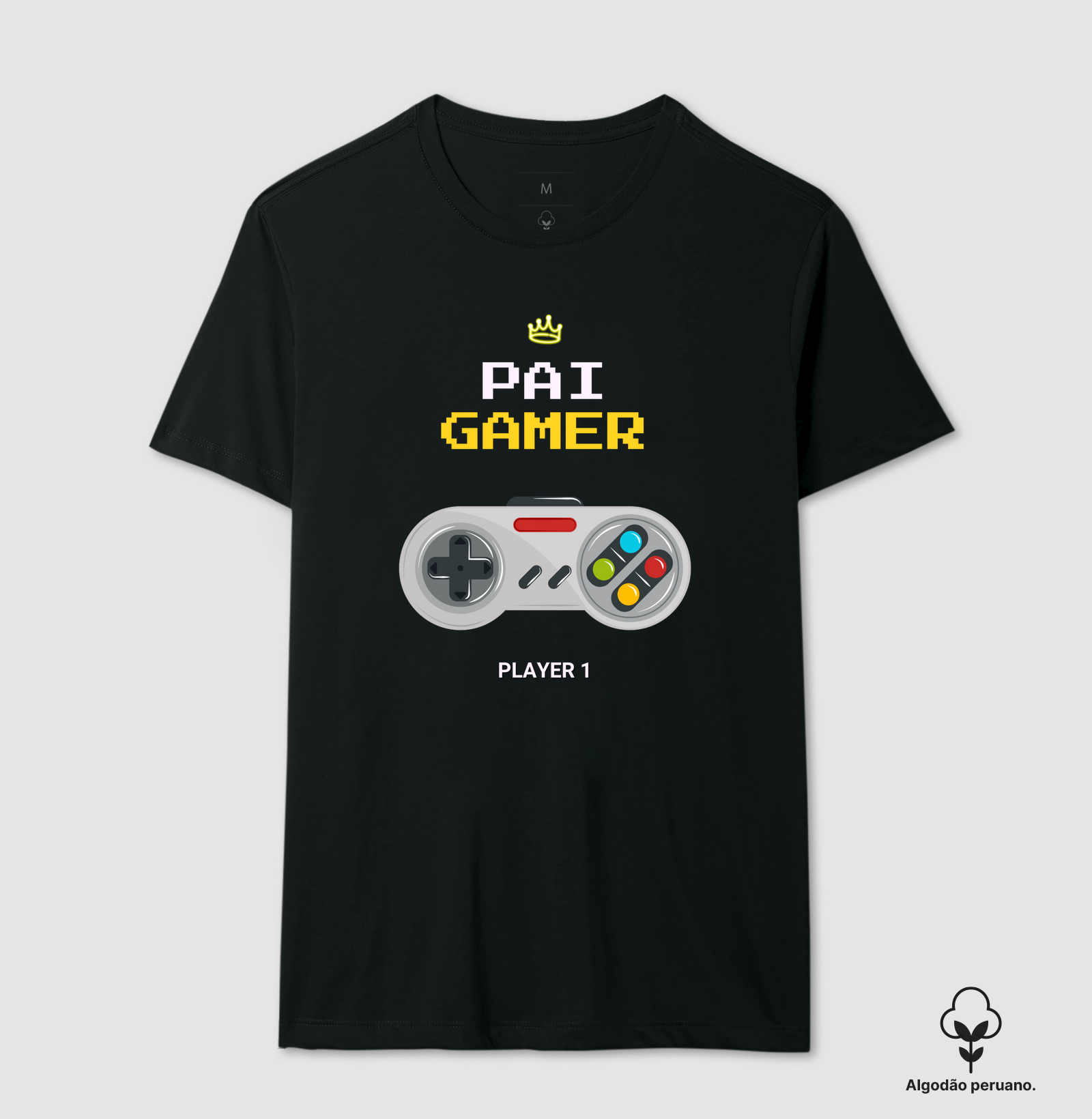Pai Gamer 🎮 | Estampa Nerd com Joystick