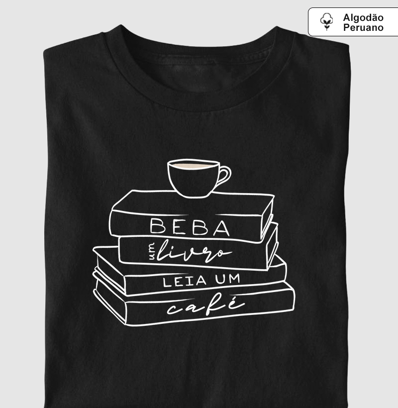 Premium Beba um livro, leia um café