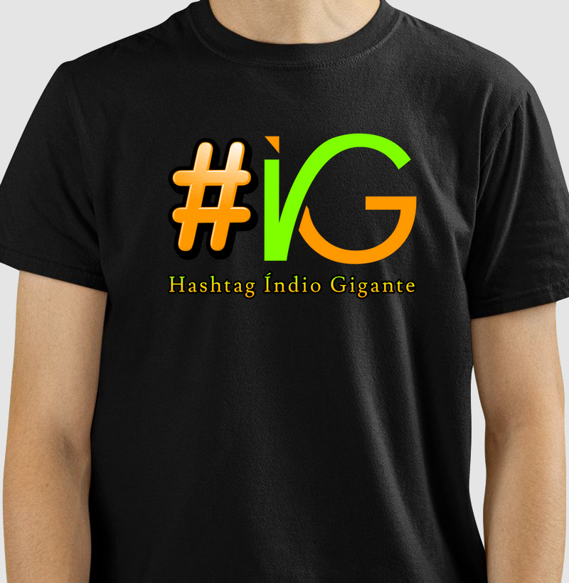 Camiseta Estampada Índio Gigante: #IG #Hashtag Índio Gigante - Moda Exclusiva para Criadores e simpatisantes da raça de galinhas Índio Gigante.