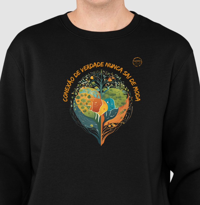 Moletom KIRI - Conexão de Verdade Nunca sai de Moda