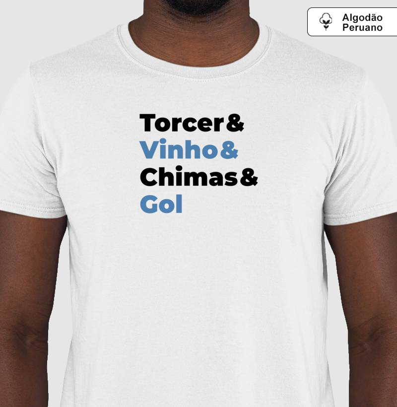 Camiseta Algodão Peruano Torcer 