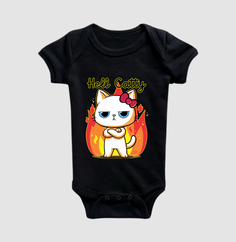 Camiseta Gato Sincero Hell Catty