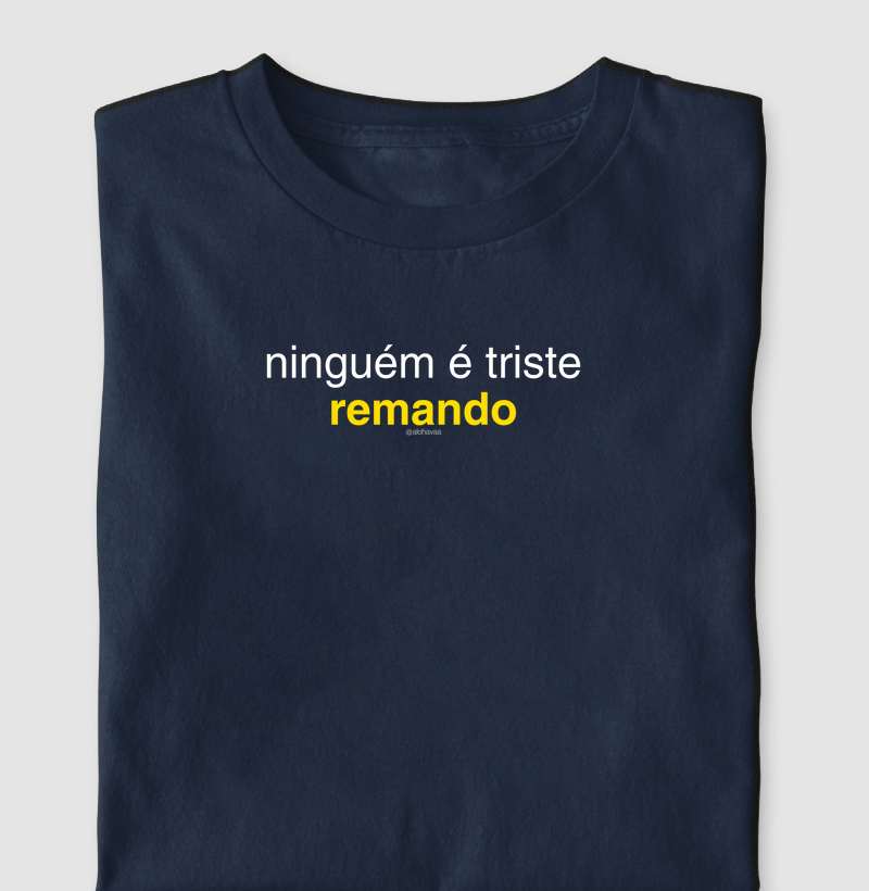 Ninguém é triste remando