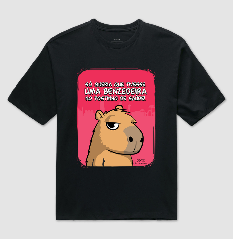 Camiseta Capivara Benzedeira