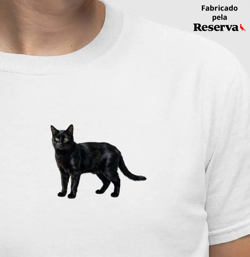 Gato Preto Minimalista