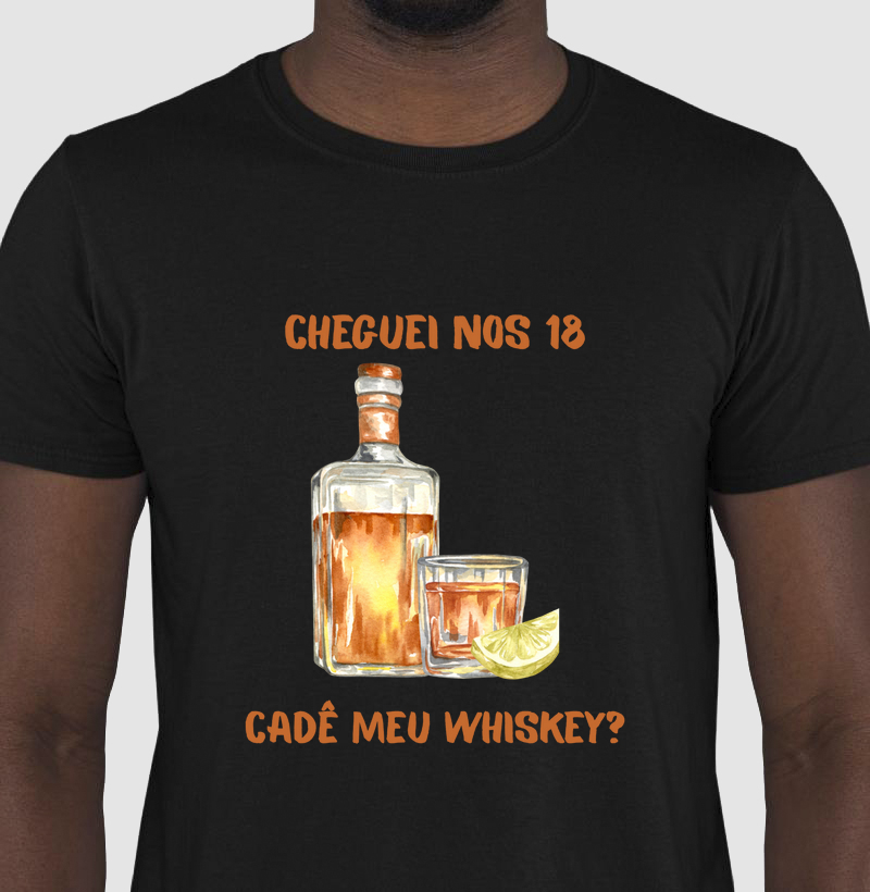 Camiseta cade meu Whiskey