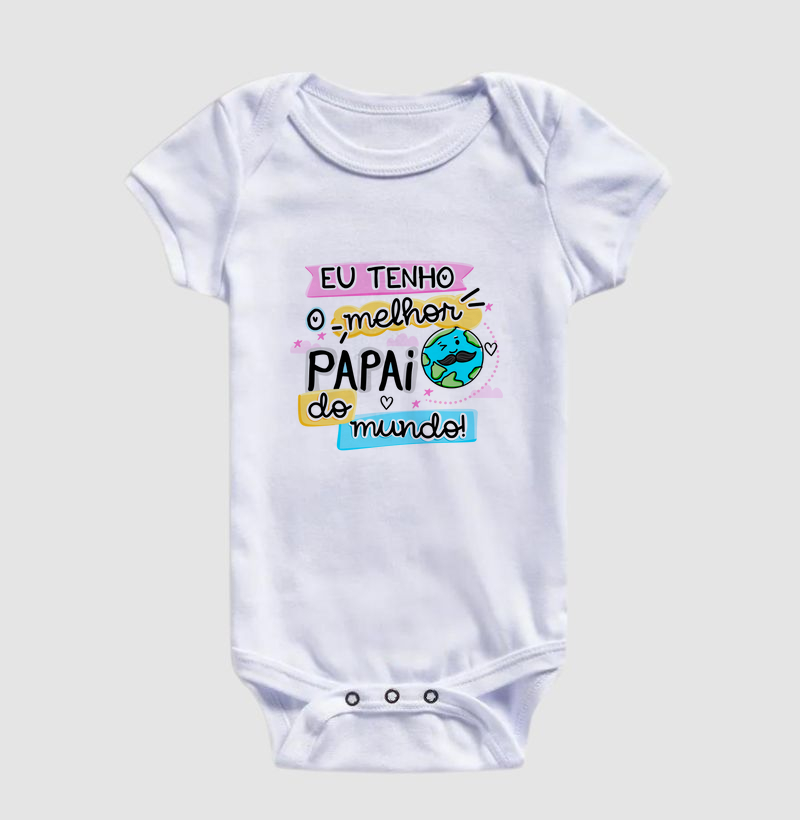 Eu tenho o Melhor Papai do Mundo (menina)